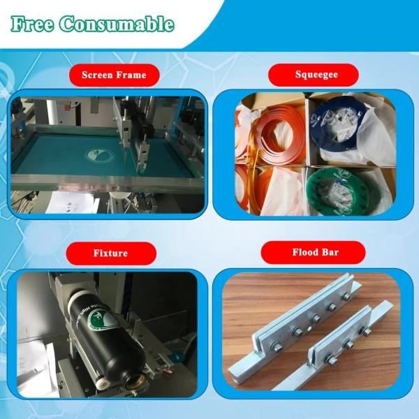 Servo Motor 4 Color Plastic Bottle Screen Printing Machine 800P/H