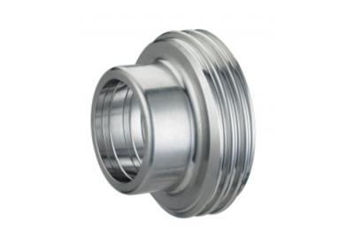 1 Inch Stainless Steel Sanitary Pipe Fittings SMS Union T304 T316L Round Slotted Nut