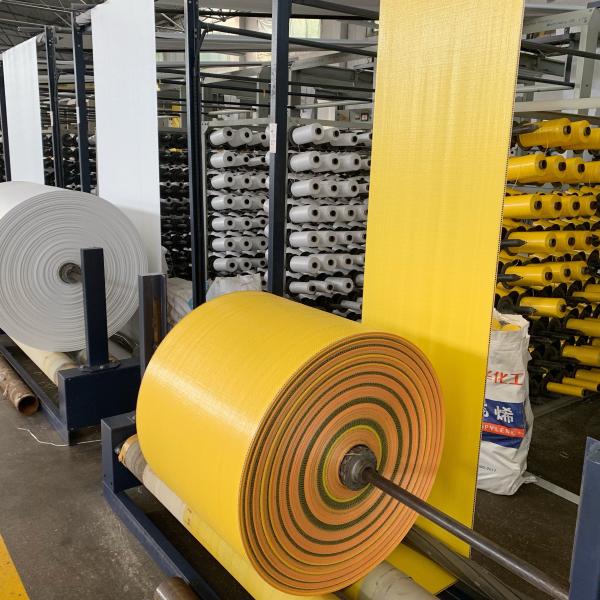 SGS CE Manufacturer 100% Virgin Polypropylene Tubular PP Woven Fabric for Bags Laminated Coated