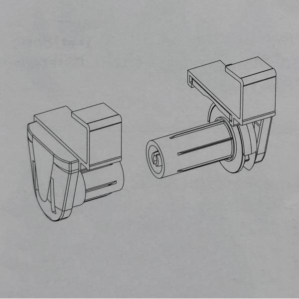Industrial Style Roller Mechanism Bracket Durable Advantage for Blinds Components