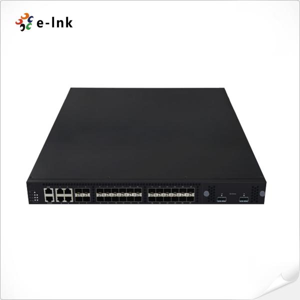A camada 3 do interruptor de rede controlou o interruptor da fibra ótica de 24-Port 10G SFP + de 2-Port 40G QSFP