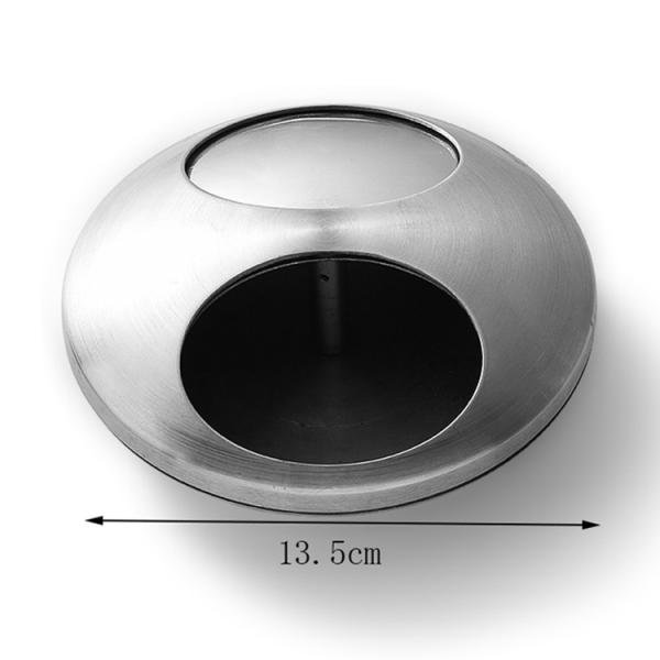 Fácil portátil pequeno simplificado do cinzeiro do projeto 110*100mm limpado