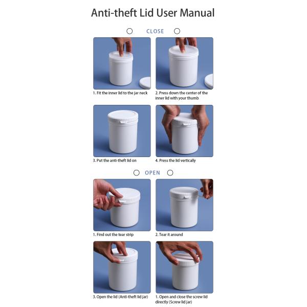 Matte Plastic Screw Top Jars Cosmetic Empty Containers 150ml Multi Color