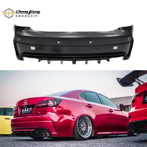 New Arrivals Injection pp Body Kit Rear Bumper Upgrade Phantom Style Car Bumper for Lexus IS250 IS300 2006-2012