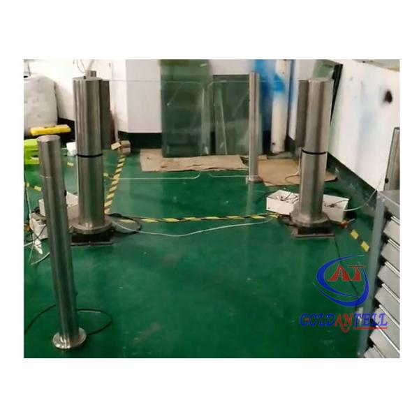 Untouchable Handicap Turnstile Cylinder Automatic Barrier Gate 24V Brush DC Motor