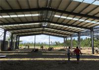 Estructura de acero Warehouse de la fabricación ligera para la vida de servicio larga de Filipinas