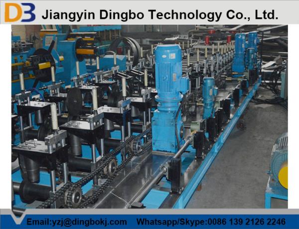 Pre Cutting Later Punching Cable Tray Roll Forming Machine Automatic Controlled By PLC System