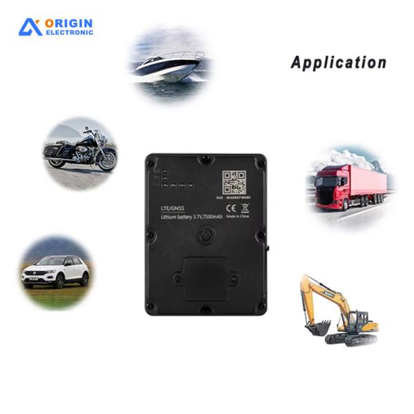 7500mAh Bluetooth GPSトラッカー、IP67防水、車両貨物追跡、DIY設置、Bluetooth対応
