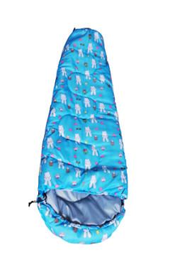 Blue Grey 3 Season 0 Degree Kids Mummy Sleeping Bags For Teenage Girl