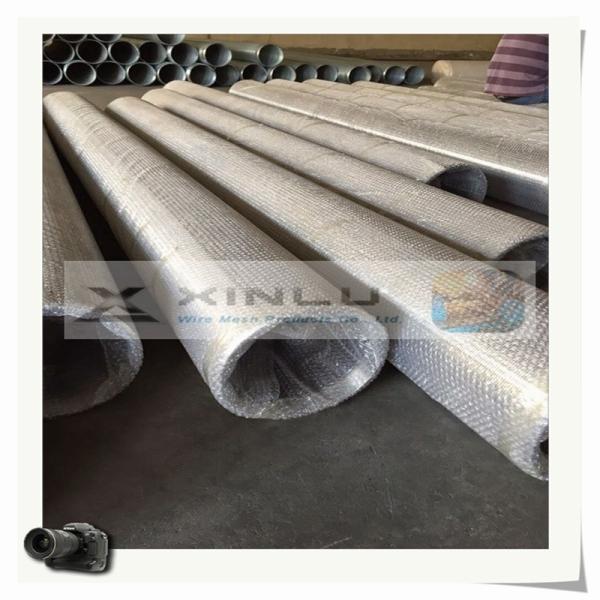 φ33 Aisi 316l Perfect Round Johnson Wire Wrap Screen Tube Strainer Pipe Slot 50micron For Industrial Filtration