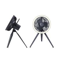 7800mAh 2 en 1 fan que acampa de la luz del LED que dobla la fan flexible recargable del trípode del USB