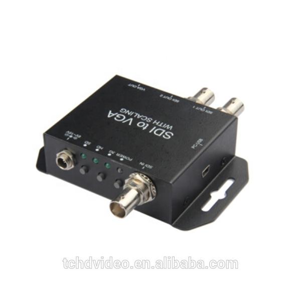 3G-SDI To VGA Converter Video To IP Converter With Splitter 7.5V-15V