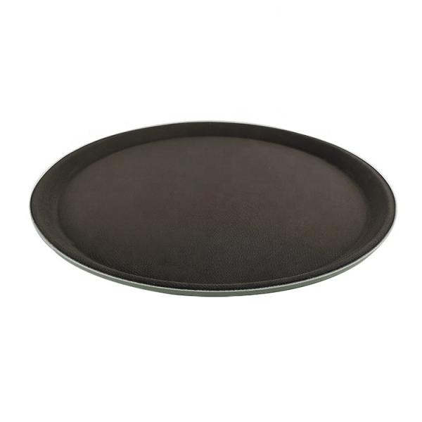 12*16inch Nonslip Rectangle Plastic Tray Large Recycled Plastic Plates Rubber Serving Tray For Hotel