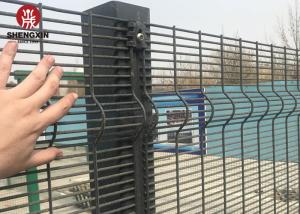 PVC Coated 2000x2400mm 358 Security Fence Anti Climb Prison Mesh Fencing