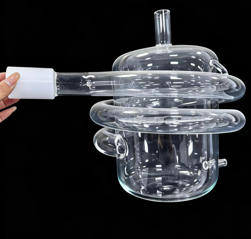 Clear Quartz Glass Tube Diameter Ozone Free Polished Surface Customizable
