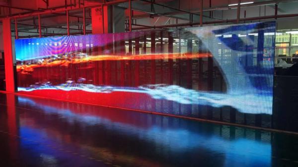 Écran LED transparent P3.91-7.82mm Luminosité 3000CD