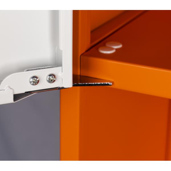 Шкаф хранения стальной опиловки ящика кухонного шкафа 2 файла белого металла офиса