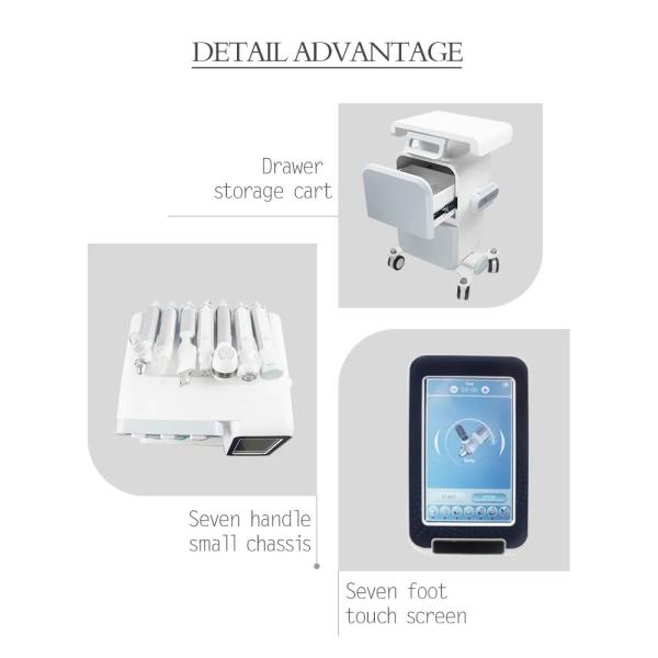 7 In 1 Hydro Dermabrasion Facial Machine , Hydra Peel Facial Machine