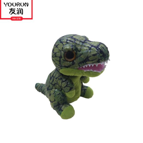 OEM подарка детей игрушки плюша зеленого динозавра полиэстера подгонял