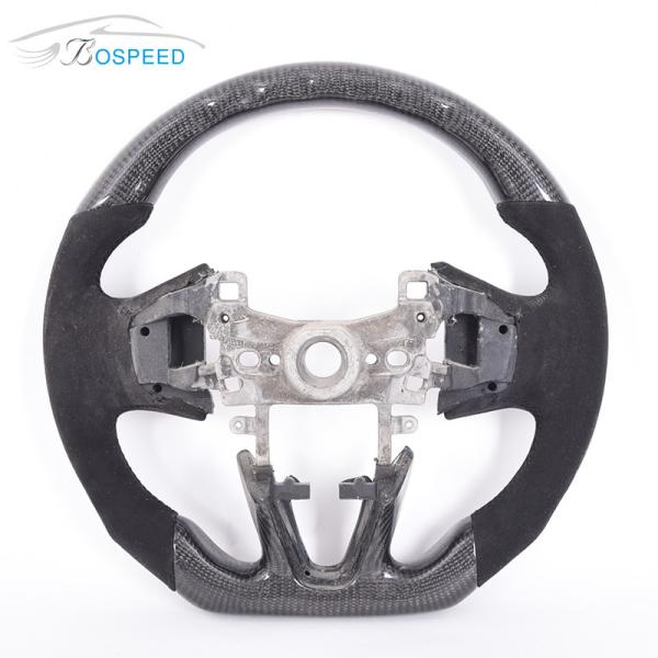 2022 Gloss Honda Carbon Fiber Steering Wheel Civic Alcantara 35cm