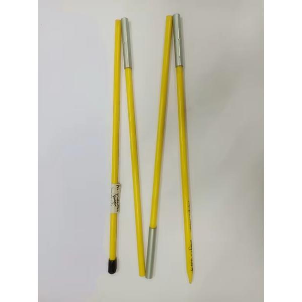 Golf Swing Trainer Pultruded Tube Foldable 3-in-1 Alignment Rod Practice Drill Training Equipment