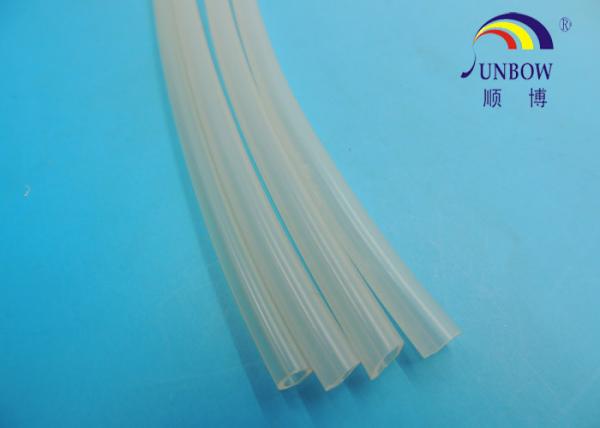 Transparent Silicone Rubber Tube / Clear Heat Shrinkable Tubing -40ºC - 200ºC