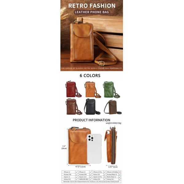 Antiwear бумажник сотового телефона дам, мини взаимное портмоне сотового телефона тела 6.5inch