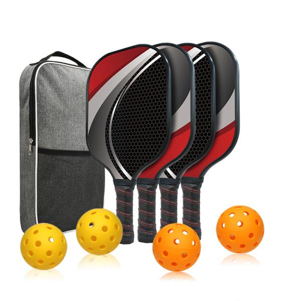Pickleball Paddles Carbon Fiber Honeycomb Pickleball Racquets USAPA Approved Graphite Pickleball Kit
