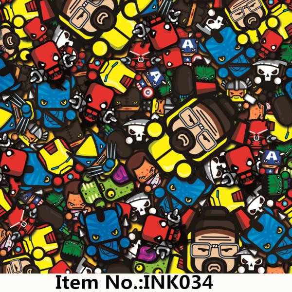 Фильм персонажа из мультфильма 35um черепа INK034 для внутреннего художественного оформления автомобиля