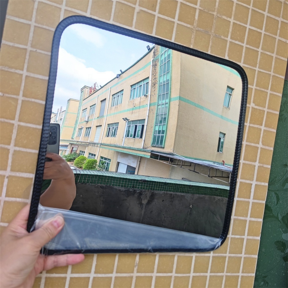 Wide View Silver Acrylic Convex Mirror 30X30CM Acrylic Safety Mirror Water Resistant