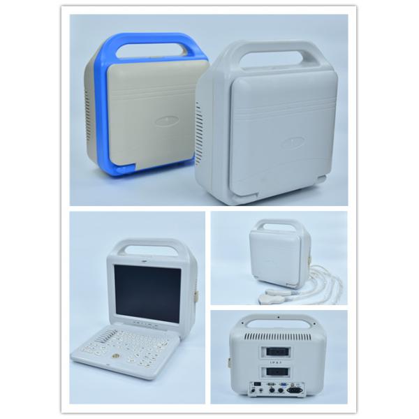 Human Use 12 Inch Laptop black and white ultrasound machine with 2 Probe Connector