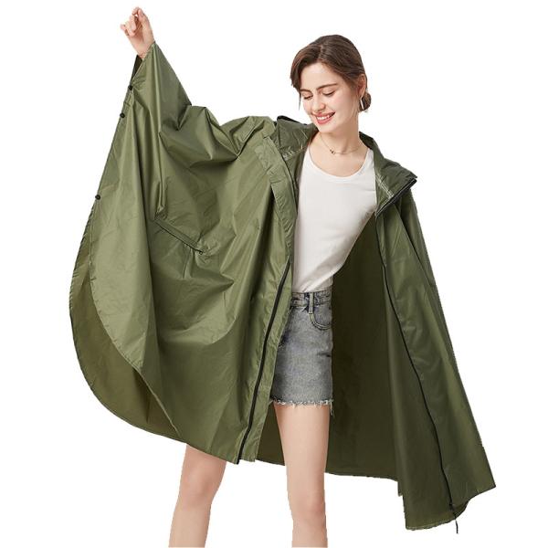 Breathable Adult Raincoat Poncho Conventional Size Suitable for Both Men and Women