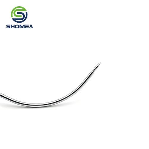 Customized Solid Bent Suture Needle with Curved Body Design