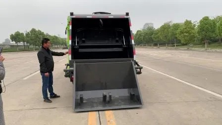 8cbm Rear Loader Compressed Compactor Garbage Truck Dongfeng Garbage Compactor Collection Truck
