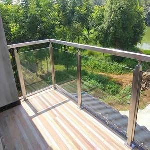 Stair Railings Frameless Glass Balustrade with AS/NZS2208 1996 / SGCC / CE Certification