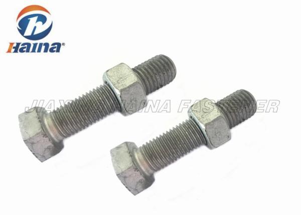 Hot Dip Galvanized carbon steel 4.8 8.8 Hex head bolt and washers