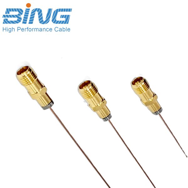 50 Ohm SR‑047 Semi‑Rigid Microwave Cable 1.194 mm Cable Assembly High Frequency for Radar System Operation