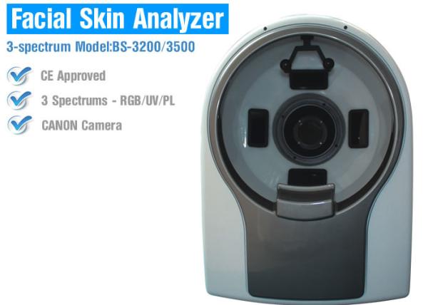 Portable Digital Boxy Skin And Hair Analyser , Skin Analyzer Magnifier Machine