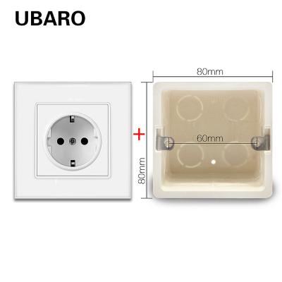 135g Wall Electrical Socket 16A Square Bottom usb type c wall outlet Box