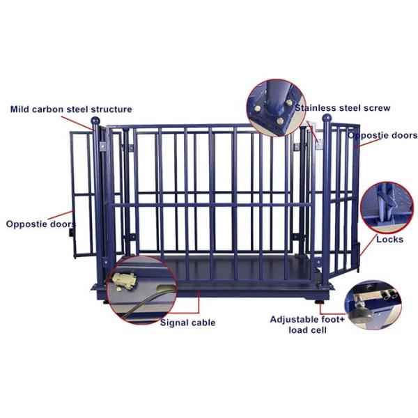 Портативная сталь углерода веся масштабов поголовья 3T