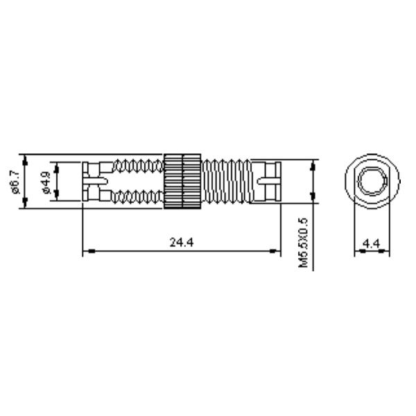 DIN UPC Fiber Optic Adapters SM 9/125 MM 50/125 Consistent Durability