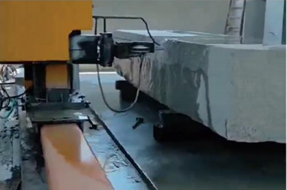 Gantry Movable CNC PLC Wire Saw Machine for Large Stone Block Cutting
