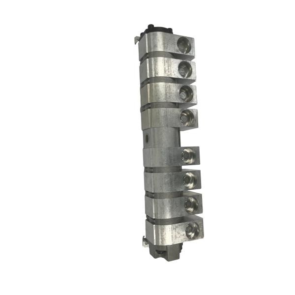 8-Port Hydraulic Flow Divider Ball Valve Manifold Block for Pressure in Adapter