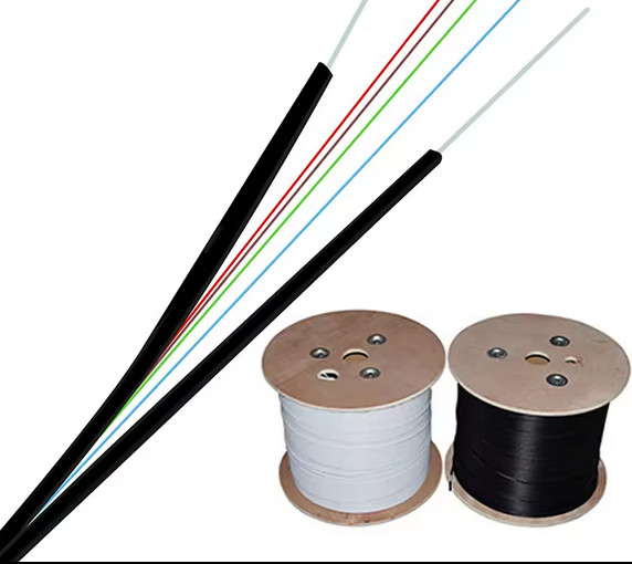 4 ядра Внутренний FTTH кабель GJXH/GJXFH