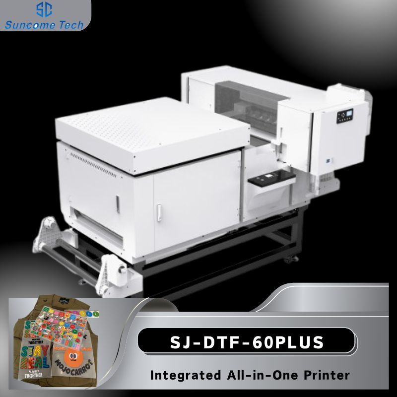 DTF60 PLUS All-in-One DTF Printer, Integrated Printing, Powder Shaking and