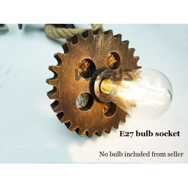 Loft Industry Rope wind wall lamp Edison light fixture e27 wall light （WH-VR-48）