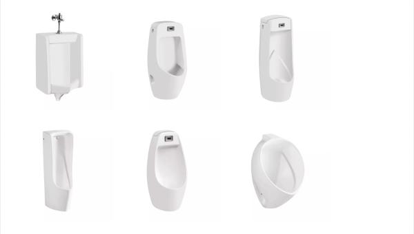 Top Spud Mens Wall Urinal Bowl Ceramic Gravity Flushing 740X390X250mm
