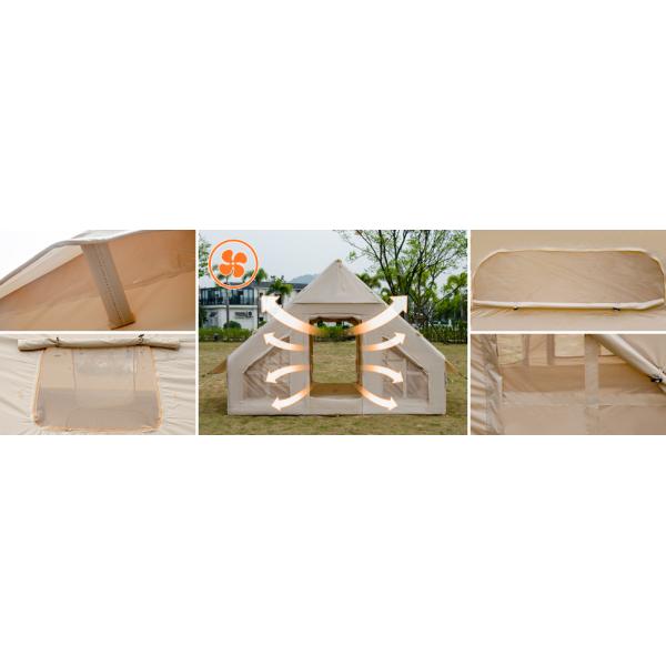 Air Tent, Inflatable Glamping Tent with Pump, Inflatable House Tent, Easy Setup Waterproof Outdoor Oxford Tents