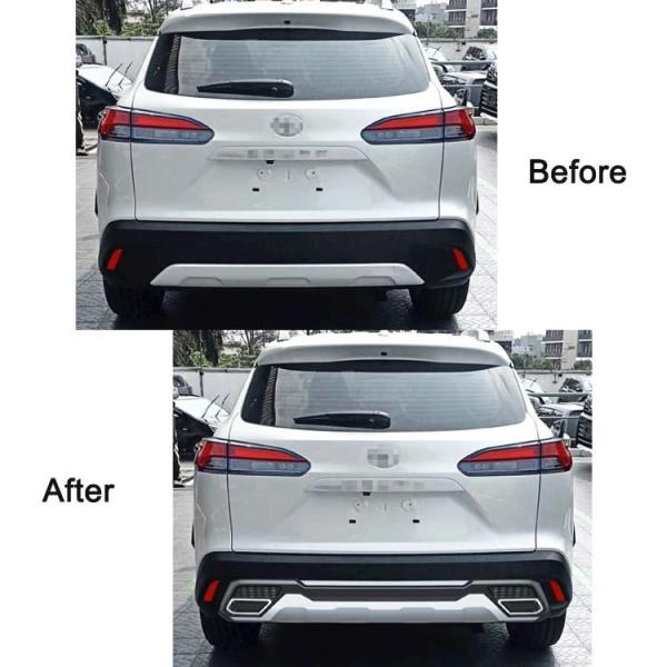 Пластмасса ABS бампера ODM спереди и сзади со светами Toyota Corolla 2020