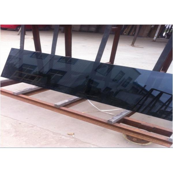 Coated Reflective Float Glass Flat Shape Black Reflective Glass For Furniture / Wall/Doors